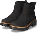 Rieker Stiefeletten - Gr. 37 - Schwarz - Synthetik