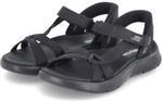 Skechers Slip-Ins Sandalen ILLUMINATE Schwarz - Gr. 36 - Textil und Synthetik