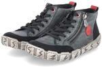 Rieker Halbschuhe - Gr. 36 - Gr&uuml;n - Leder und Synthetik