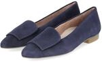 Paul Green Ballerinas - Gr. 36 - Blau - Rauleder