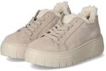Gabor Low Sneaker - Gr. 37 - Beige - Rauleder