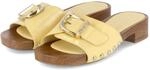 Tamaris Open Toe Clogs - Gr. 38 - Gelb - Synthetik