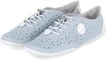 Rieker Barfu&szlig;schuhe - Gr. 36 - Blau - Leder und Synthetik
