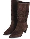 Tamaris Slouchy Boots Braun - Gr. 36 - Textil und Synthetik