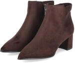 Tamaris Ankle Boots Braun - Gr. 37 - Textil und Synthetik