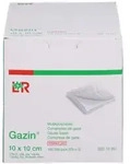 Gazin Mullkomp.10x10 Cm Steril 12fach Gro&szlig;