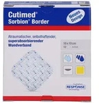 Cutimed Sorbion Border Wundauflage 10x10 Cm Steril