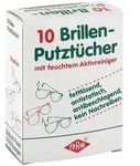 Brillenputzt&uuml;cher mit feuchtem Aktivreiniger
