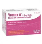 Vomex A 12,5 mg Kinder L&ouml;sung zur, zum einnehmen im Beutel