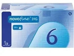 Novofine 6 Kan&uuml;len 0,25x6 mm 31 G