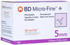 Bd Micro-fine+ 5 mm Nadeln 0,25x5 mm