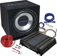 Crunch 168-CBP500, Crunch CBP500 - 30 cm Aktiv Subwoofer mit 500 Watt (RMS: 250 Watt)