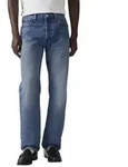 Levi's 501 Jeans Straight Fit in Mittelblau-W32-L32