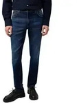 Wrangler Texas Slim Jeans in dunkler Fog Blue Waschung-W44 / L34