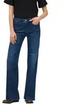 Mac Dream Wide Leg Jeans in Cobalt Authentic Waschung-D36 / L30