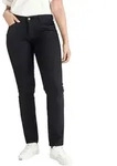 MAC Dream Jeans Straight Fit in schwarzem Black Black-D30 / L30