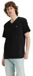 Levi's T-Shirt Housemark in Schwarz mit V-Ausschnitt-L