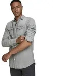 Jack & Jones Jeanshemd Heridan in grauer Used-Waschung-XS