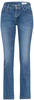 Cross Jeans Bootcut Lauren mit High Waist in Mittelblau-W30 / L34