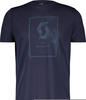 Scott S2-Z-403184, Scott M Defined Dri S/sl Shirt Blau Herren