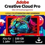 Adobe Creative Cloud Pro, Student & Teacher, Download, 1 Jahr