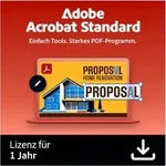 Adobe Acrobat Standard, 1 User - 2 Ger&auml;te, 1 Jahr, Windows / macOS, Download