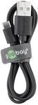 Goobay USB-Kabel - 24 pin USB-C (M) umkehrbar zu USB (M)
