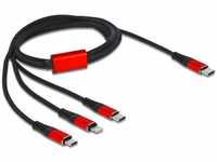 DELOCK 86711, Delock 3 in 1 - Kabel nur zum Laden - USB-C männlich zu Micro-USB Typ