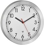 TFA Analoge Funk-Wanduhr mit Metallrahmen