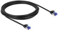 Delock RJ45 Netzwerkkabel Cat.6A S/FTP Slim 3 m schwarz - Netzwerk - CAT 6a