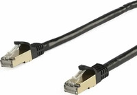 STARTECH 6ASPAT50CMBK, StarTech.com 50cm CAT6A Ethernet Cable, 10 Gigabit Shielded