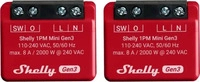 SHELLY SHELLY 1PM MINI GEN3 X2, Shelly 1PM Mini Gen3 2-Pack WLAN PM Switch