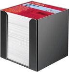 herlitz Zettelkasten 700 Blatt 9x9x9 cm schwarz Herlitz