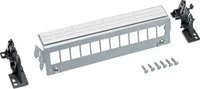 HAGER FZ12MK, Hager PATCH-PANEL 12-FACH KEYSTONE / HAGER FZ12MK
