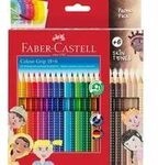 FABER-CASTELL Buntstift Jumbo Grip Skin Tones 18+6