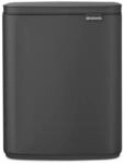 Brabantia Bo M&uuml;lleimer, 12L - Mineral Infinite Grey M&uuml;lleimer