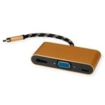 ROLINE GOLD Display Adapter USB Typ C - VGA / HDMI / C (PD)