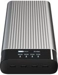 Targus HyperJuice HJ245B - Powerbank - USB-C - 27000 mAh - 245 Watt - PD 2.0, PD 3.0,