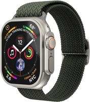 Vonm&auml;hlen Woven-Armband f&uuml;r Apple Watch 42 44 45 49 mm olivgr&uuml;n