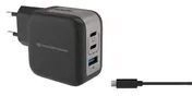 Conceptronic ALTHEA17B 3-Port 67W GaN USB PD Charger with US