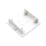 BACHMANN Rahmen Blind mit Anschraubdome weiss