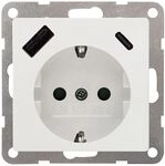 SIEMENS EP DELTA i-system titanwei&szlig; USB-SCHUKO-Steckdose 2 USB A+C Leistung: bis zu