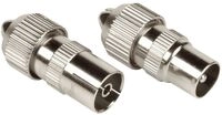 Hama 205211 KOAX-SET METALL, ST./KUP.