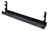 StarTech.com Under Desk Cable Management Tray, Clamp-on Installation