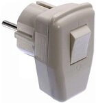 AS Schwabe WINKELSTECKER M. SCHALTER WS / SCHWAB 45035 SCHUTZKONTAKT 45035