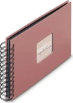 HAMA 00009857, Hama Spiral-Album "Fine Art", 24x17 cm, 50 schwarze Seiten, Terra