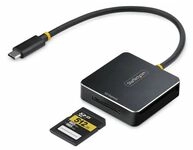 StarTech.com USB-C SD Express Card Reader, USB 10Gbps, Portable Memory Card Reader,