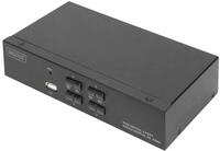 DIGITUS KVM-Switch, 4-Port, Single-Display, 4K, HDMI&reg;