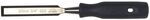 STUBAI Stemmeisen mit schwarzem PP-Heft Breite 12 mm