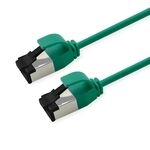 ROLINE U/FTP Patchkabel Cat.8 (Class I), slim, LSOH, Litzendraht, gr&uuml;n, 0,15 m